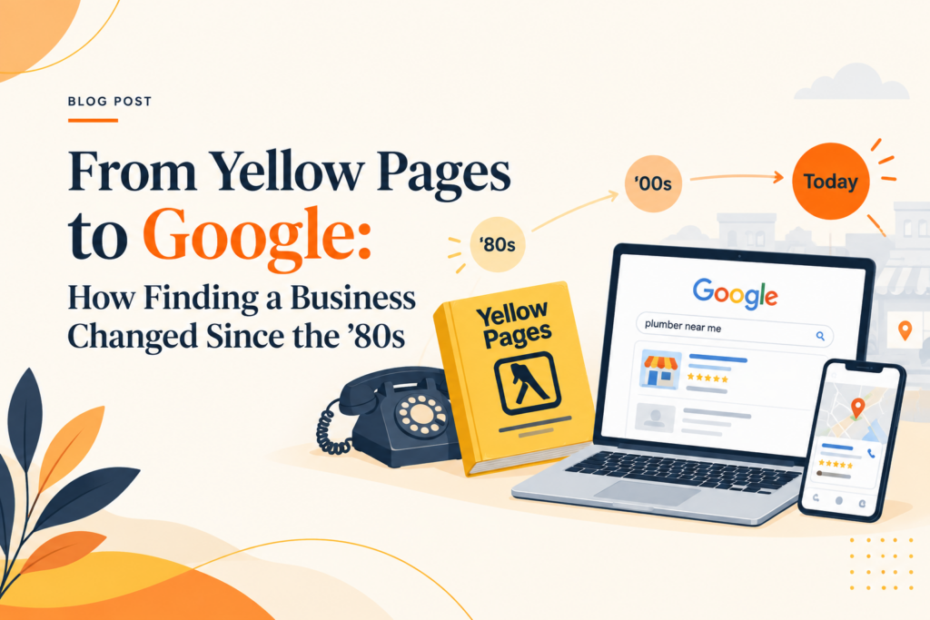 From Yellow Pages to Google: How Finding a Business Changed Since the '80s